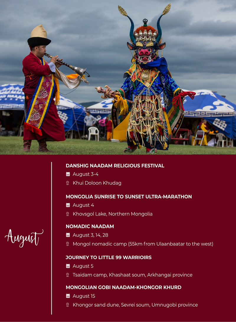 Events and Festivals in Mongolia 